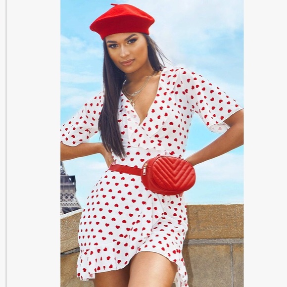 pretty little thing heart dress